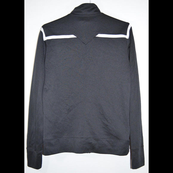 Nike Dri-Fit SC Basketball Black Zip Warm Up Jacket Thumb Holes Women Large - Picture 3 of 4